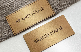 Genuine leather labels
