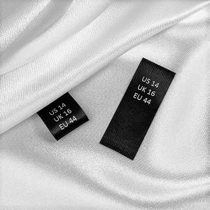 MAGICLULU 100pcs Clothing Size Buckle Clothing Size Labels Size Tags for  Clothing Lables Fabric Labels for Clothes Washable Labels Garments Size