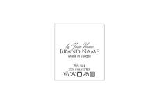 Laundry care textile labels Model TC-M195