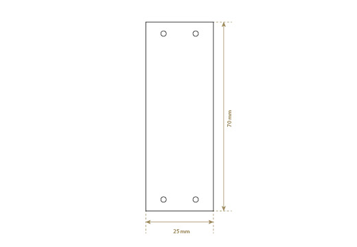 Genuine leather label Model EP-M19