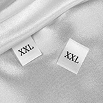 Size label for clothes Model TL-M170