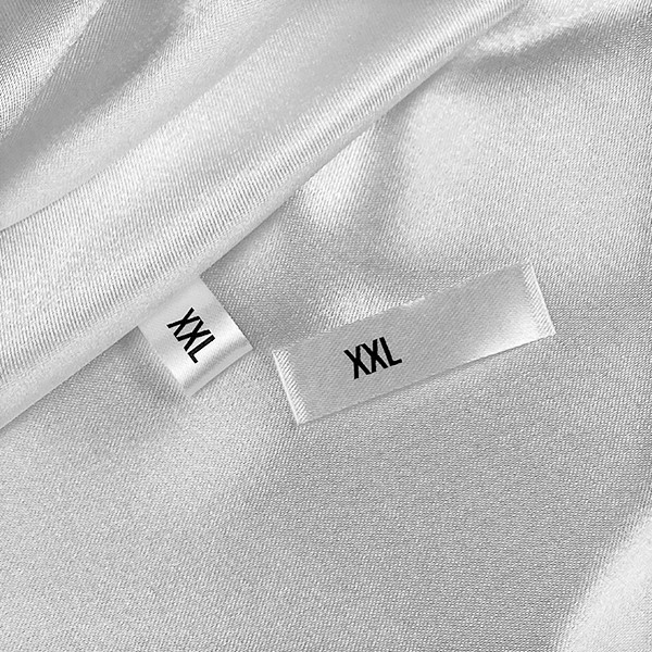 White Cotton Custom Clothing Tags And Labels, For Garment, Size